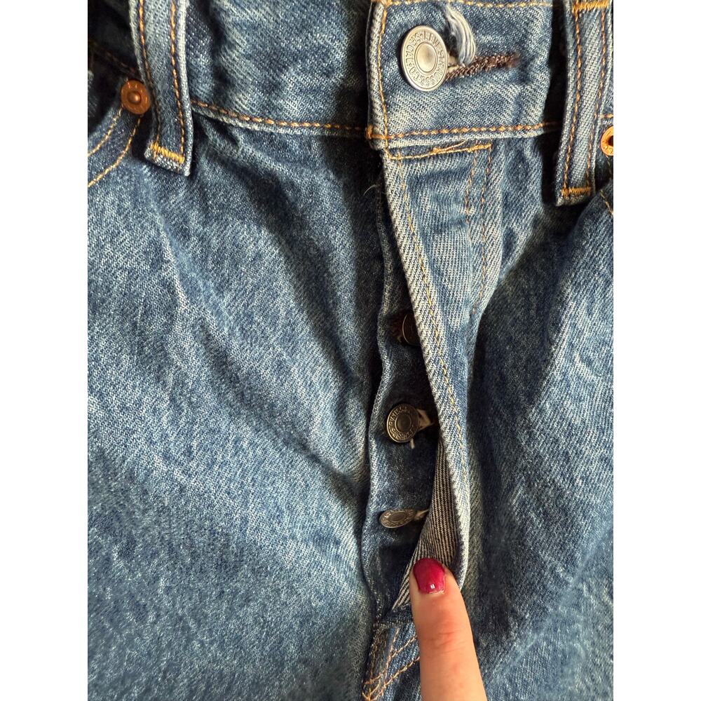 Levi's 501 34x30 Acid Washed Jeans - Picture 7 of 9